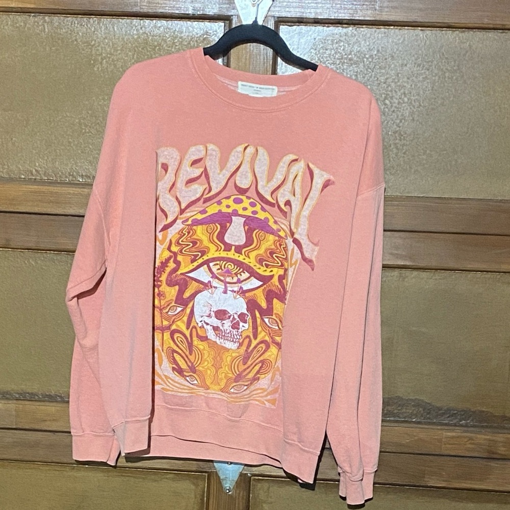 Project Social T Revival Graphic Sweatshirt - Peach